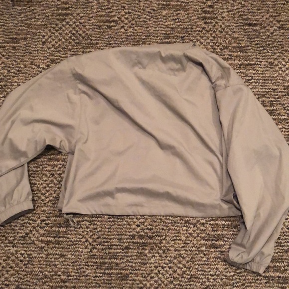 Girlfriend Matcha Huddle Half Zip Windbreaker - Picture 6 of 7